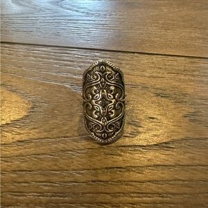 Silpada Ornate Silver Ring Size 7.5